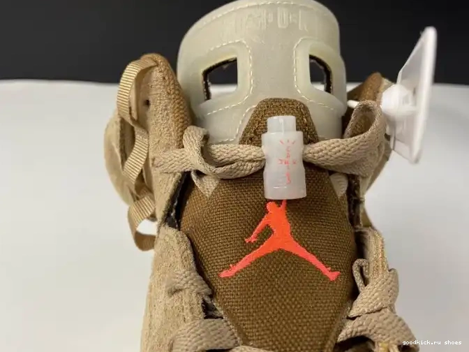 Cheap Travis Scott Khaki Retro Air British 6 Jordan DH0690-200 0508